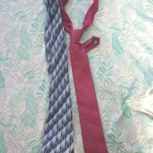 Two silk ties.
